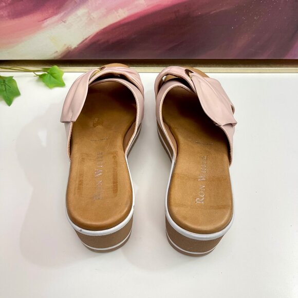 Ron White Patrika Platform Wedge Slide Sandal in Pink Size EU 37 / US 6.5 - Picture 8 of 16